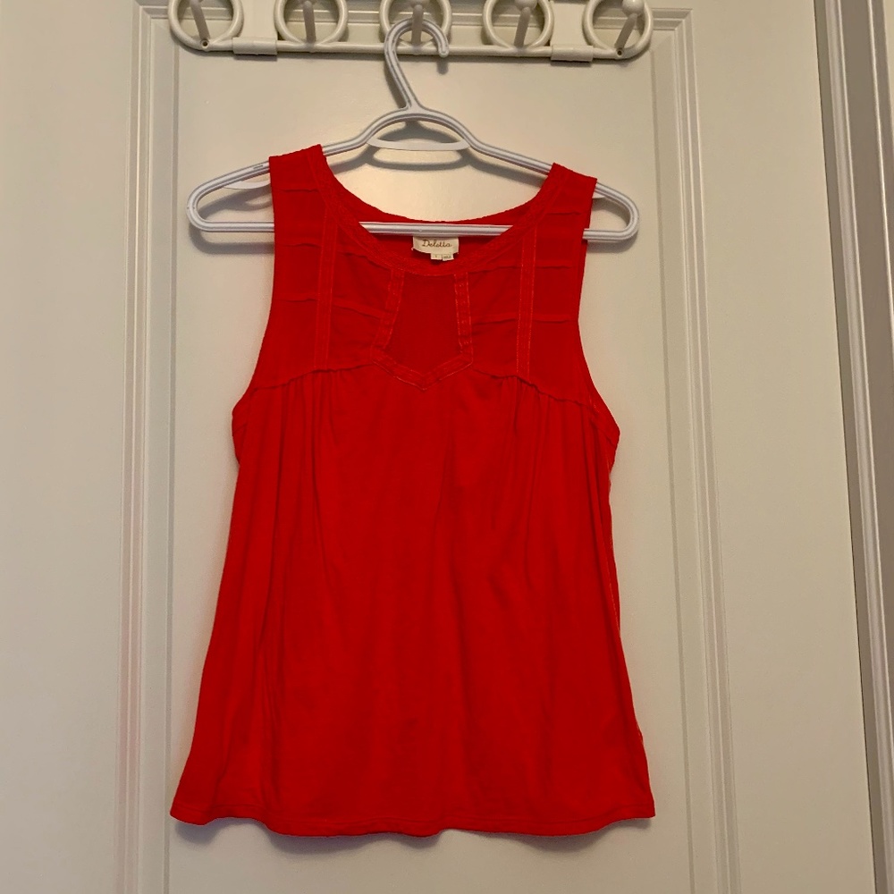 Coral Deletta Top from Anthropologie